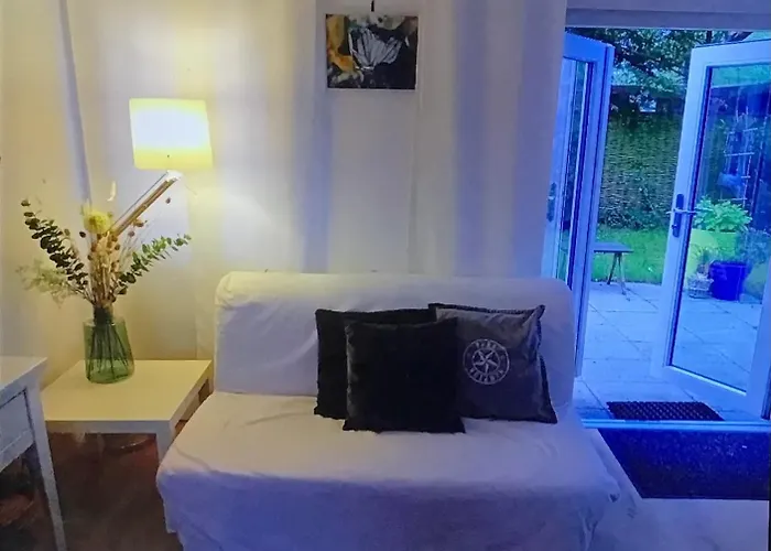 Knusse Met Binnen En Buitenzwembad Op Het Park *